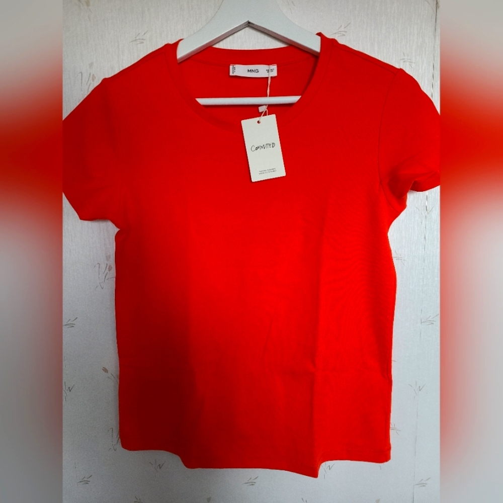 NWT- 100% cotton,MNG shirt, size S ♥️